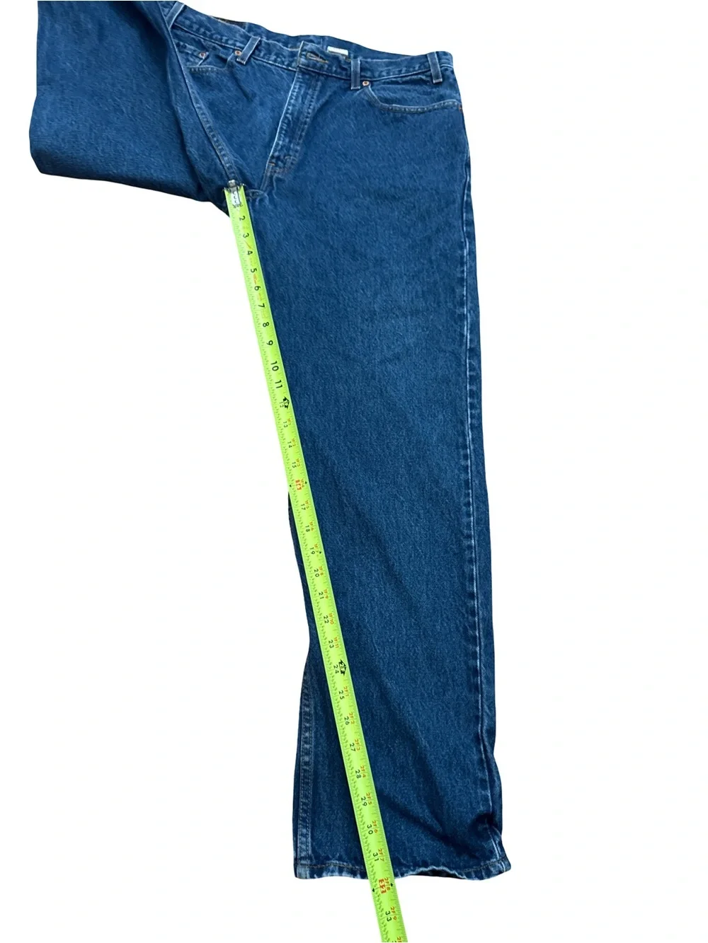 Vintage Levis 505 Jeans Mens Size 38x32 Blue Straight Leg Dark Wash 90s Retro